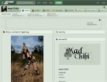 Tablet Screenshot of mad-chibi.deviantart.com