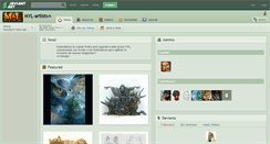 Desktop Screenshot of myl-artists.deviantart.com