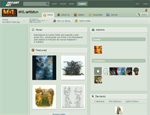 Tablet Screenshot of myl-artists.deviantart.com