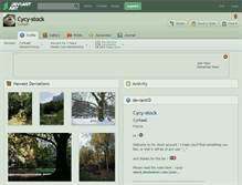 Tablet Screenshot of cycy-stock.deviantart.com