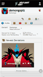 Mobile Screenshot of demongoplz.deviantart.com