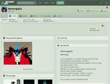 Tablet Screenshot of demongoplz.deviantart.com