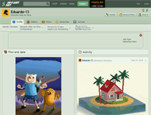 Tablet Screenshot of eduardo-13.deviantart.com