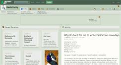 Desktop Screenshot of masterhenry.deviantart.com