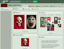 Tablet Screenshot of crafts-of-darkness.deviantart.com