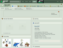 Tablet Screenshot of burn267.deviantart.com