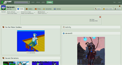 Desktop Screenshot of nereven.deviantart.com