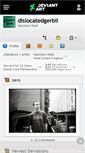 Mobile Screenshot of dislocatedgerbil.deviantart.com