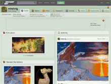Tablet Screenshot of mhelwig.deviantart.com