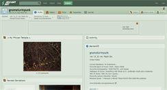 Desktop Screenshot of gnomeluvinpunk.deviantart.com