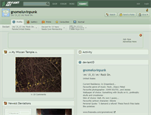 Tablet Screenshot of gnomeluvinpunk.deviantart.com