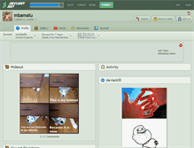 Tablet Screenshot of mbamalu.deviantart.com