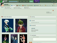 Tablet Screenshot of mirmin.deviantart.com