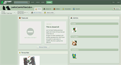 Desktop Screenshot of leahxcosmicfanclub.deviantart.com