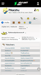 Mobile Screenshot of pikacshu.deviantart.com