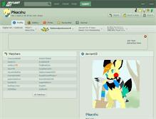 Tablet Screenshot of pikacshu.deviantart.com