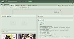 Desktop Screenshot of evilenvy.deviantart.com