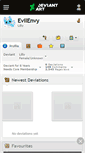 Mobile Screenshot of evilenvy.deviantart.com