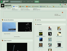 Tablet Screenshot of papirazzi.deviantart.com