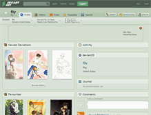 Tablet Screenshot of fiiy.deviantart.com