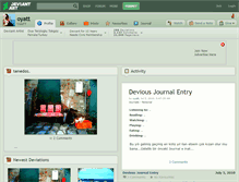 Tablet Screenshot of oyatt.deviantart.com