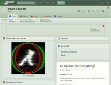 Tablet Screenshot of insane-contrast.deviantart.com