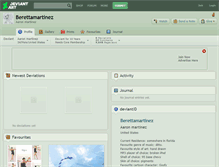 Tablet Screenshot of berettamartinez.deviantart.com