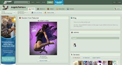 Desktop Screenshot of angelicfairies.deviantart.com