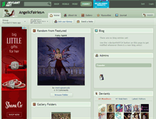 Tablet Screenshot of angelicfairies.deviantart.com