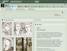 Tablet Screenshot of fae-t.deviantart.com