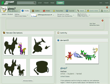 Tablet Screenshot of gleep7.deviantart.com