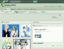 Tablet Screenshot of haruka-x-michiru.deviantart.com