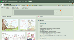Desktop Screenshot of nicchancute.deviantart.com
