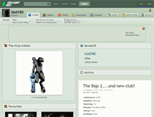 Tablet Screenshot of god180.deviantart.com