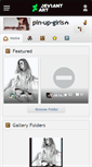 Mobile Screenshot of pin-up-girls.deviantart.com