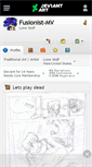 Mobile Screenshot of fusionist-mv.deviantart.com