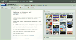 Desktop Screenshot of crossoverart.deviantart.com