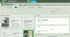 Desktop Screenshot of animeluverx12.deviantart.com