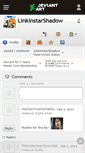 Mobile Screenshot of linkinstarshadow.deviantart.com