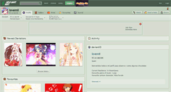 Desktop Screenshot of lovemii.deviantart.com