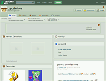 Tablet Screenshot of cupcake-lova.deviantart.com