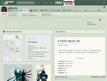 Tablet Screenshot of cf93119.deviantart.com