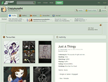 Tablet Screenshot of crazyauna94.deviantart.com