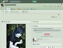 Tablet Screenshot of iwannaseemore.deviantart.com