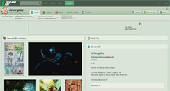 Desktop Screenshot of debergolas.deviantart.com