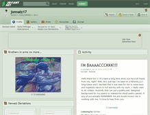 Tablet Screenshot of jonnatz17.deviantart.com