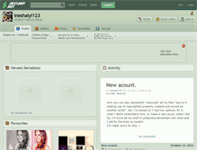 Tablet Screenshot of ineshalyi123.deviantart.com