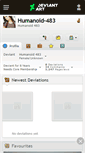 Mobile Screenshot of humanoid-483.deviantart.com