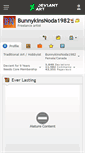Mobile Screenshot of bunnykinsnoda1982.deviantart.com