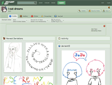 Tablet Screenshot of i-eat-dreams.deviantart.com